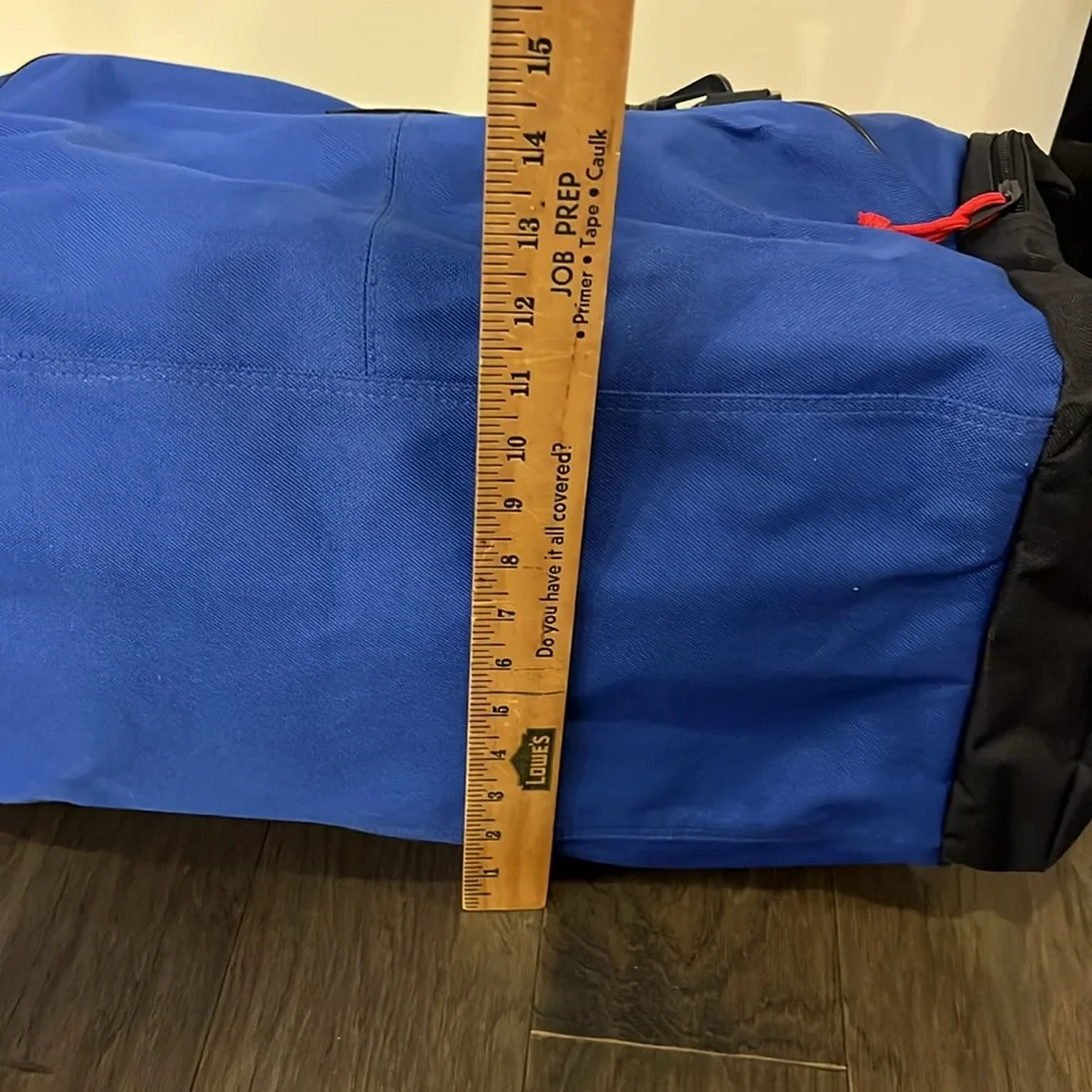 Polo Sport Ralph Lauren Vintage Duffel Duffle Bag Travel Gym blue 90s